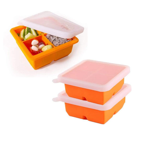 AussieSuperStore Homeware Supplies Large Cube Moulds with Lids Set of 2 Ice Tray Silicone Large Cube Mould with Lids Set of 2 Ice Tray | Ice Cube Molds CB4BLOCKICETRAYPACKC